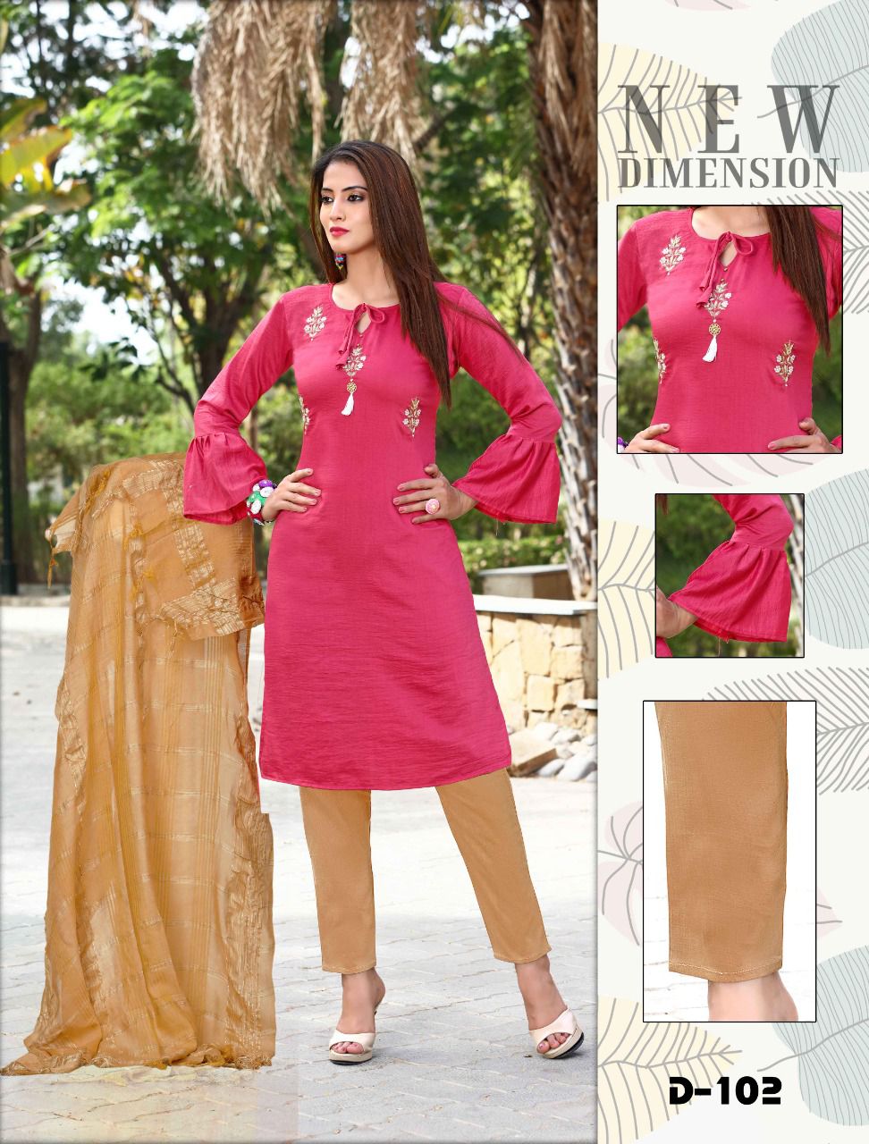 Rang Tarang Drishyam Festive Wear Chinon With Hand Work Ready Made Collection